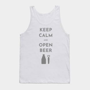 Keep Calm And Open Beer Tank Top